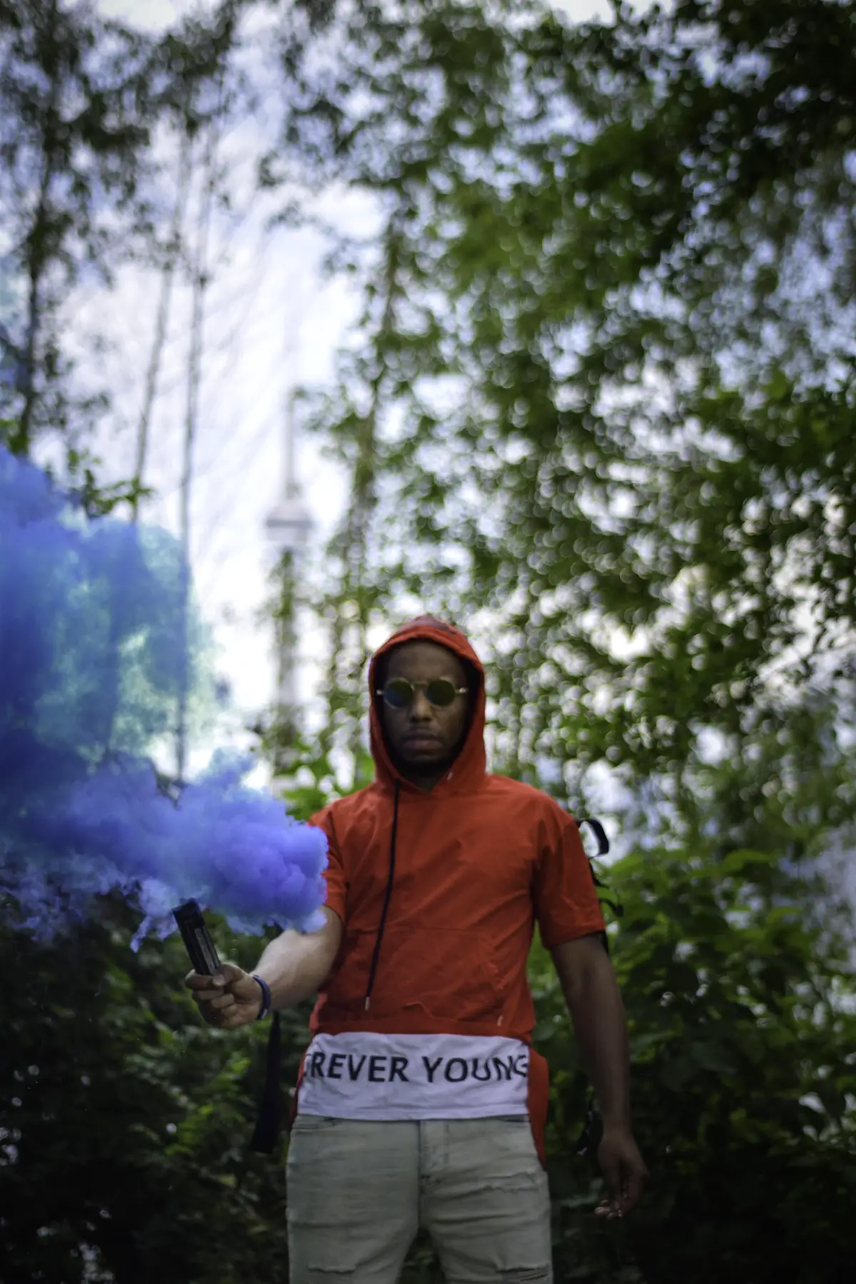 No Match, Toronto R&B artist Joshua Waithe, performing outdoors